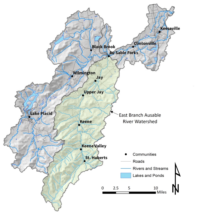 Stream flow discharge (cfs) is estimated by multiplying the water's