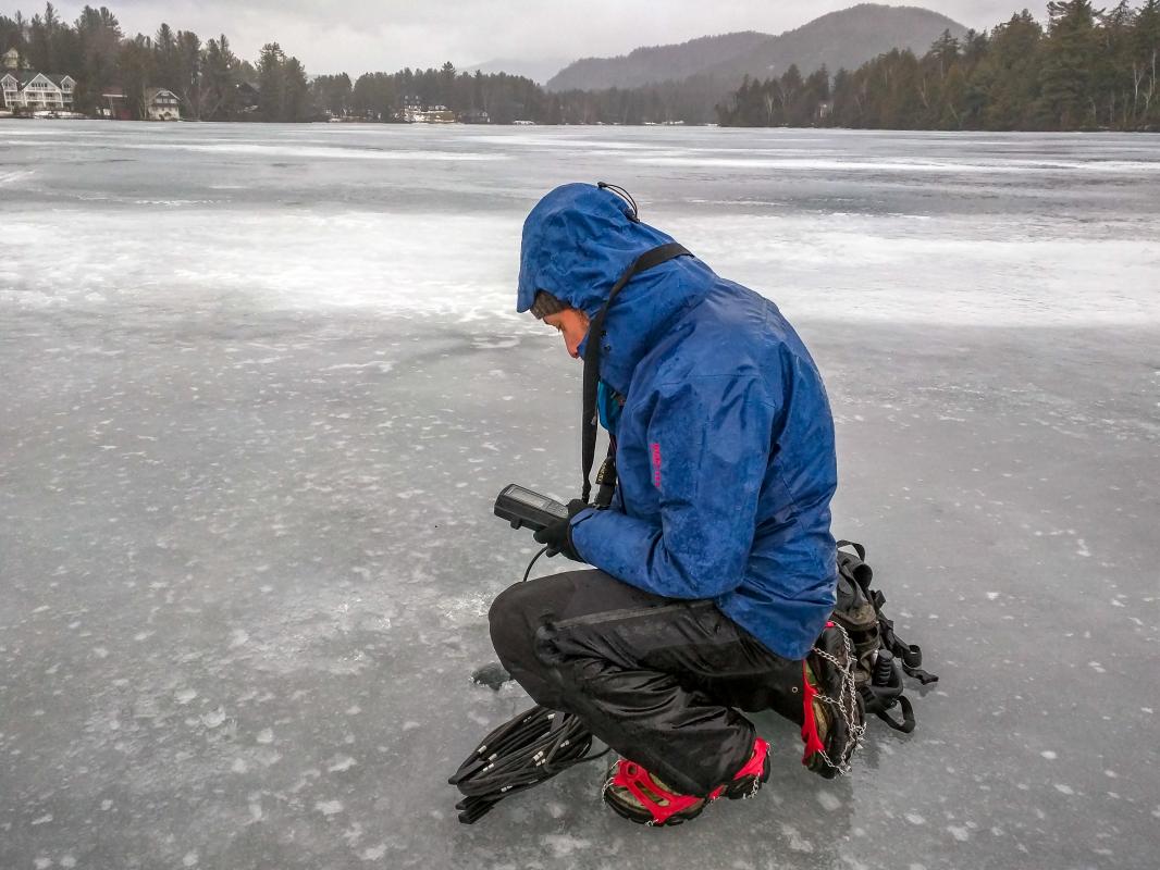 AsRA Staff Monitoring Mirror Lake