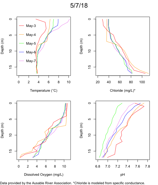 Mirror Lake Water Quality Profiles