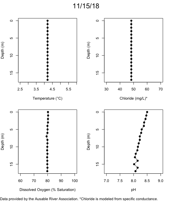 Mirror Lake Water Quality Profiles