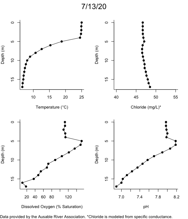 Mirror Lake Water Quality Profiles