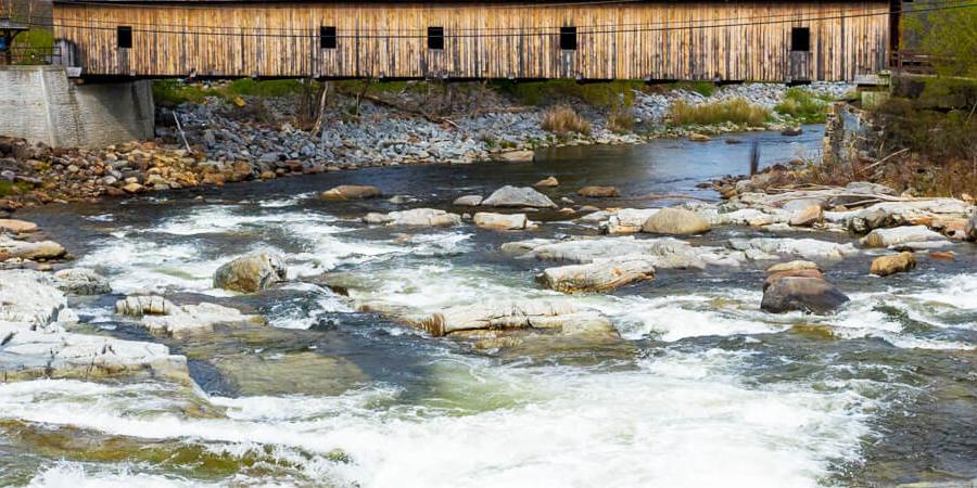 Jay Falls - Covered Bridge Falls