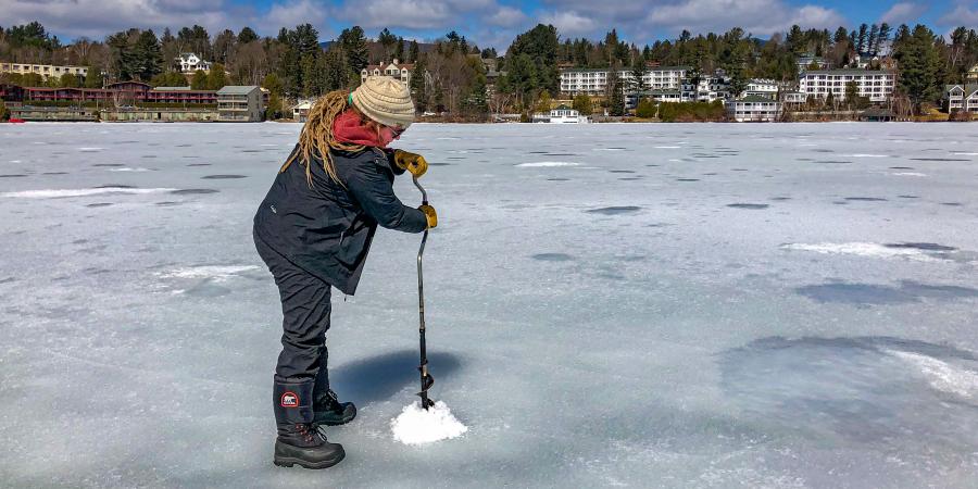 Mirror Lake Ice Auger