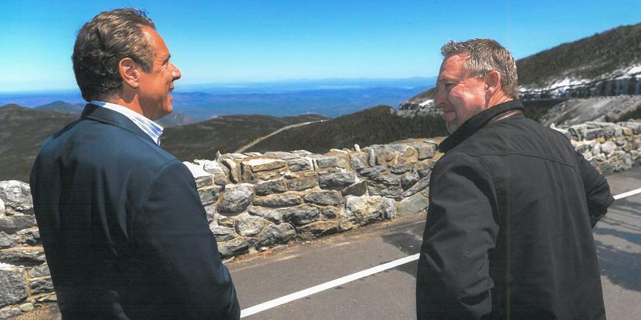 Governor Andrew Cuomo and Randy Preston